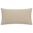 thumbnail image 3 of Bouclair Light Beige Leanie Snowflake Lumbar Pillow, 3 of 7