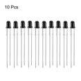 thumbnail image 2 of Unique Bargains 10pcs Photosensitive Photodiodes Light Sensitive Sensors , 3mm Black Round Head Receiver Diode, 2 of 4