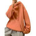 thumbnail image 1 of LUXUR Hommes Sweat à Capuche Manches Longues Casual Hiver Rose XL, 1 of 3