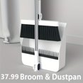 thumbnail image 1 of 1 Set, Household Broom And Dustpan Set, Durable Sweeping Broom And Dustpan With, 1 of 5