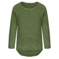 thumbnail image 4 of DPTALR Womens Winter Long Sleeve Round Neck Pullover Sweater, 4 of 6