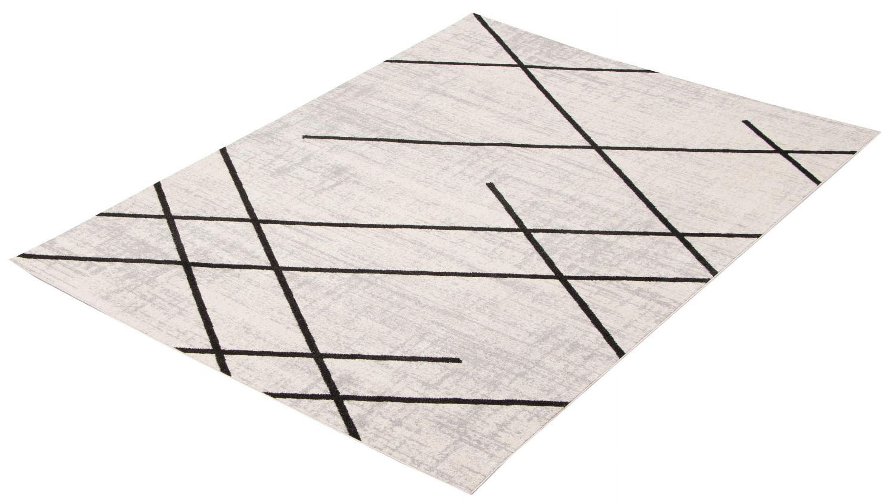 Tapis Lavable ECARPET Géométrique pour Chambre, Salon, Chambre d'Enfant