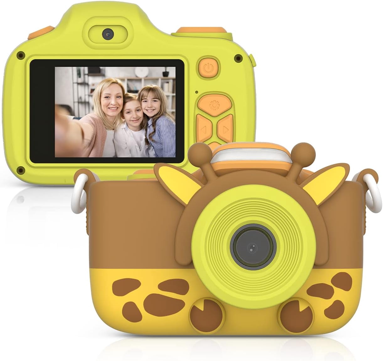 myFirst Camera 3 - New Kids Mini Camera, 12MP HD Video, Selfie Lens, Shockproof Case, microSD - Yellow