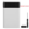 thumbnail image 2 of Boîtier de Banque d'Alimentation Portable DIY avec Écran LCD, 2 Sorties USB, Entrée Micro et Type C, Kit de Boîtier de Puissance Sans Soudure pour Batterie 4x, 2 of 8