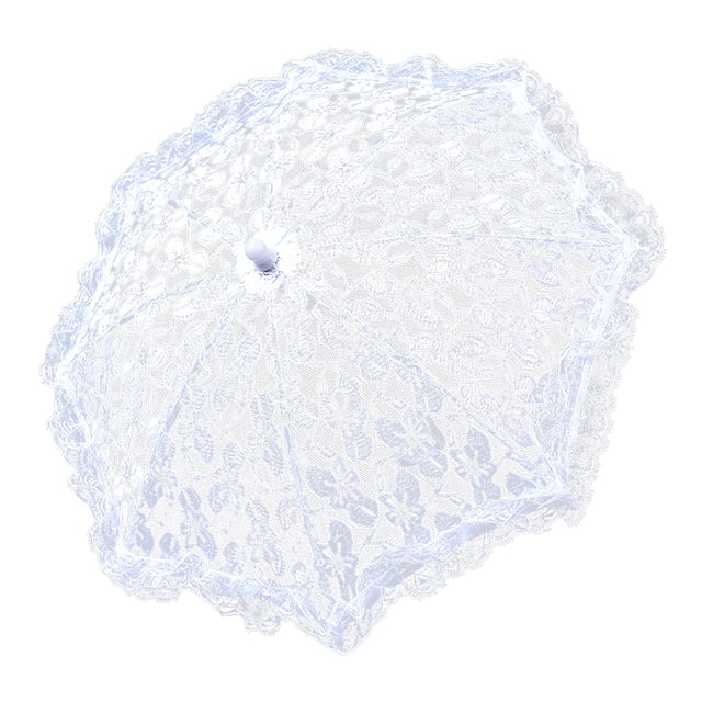 White Lace Decorative Umbrella Photography Scene Prop Umbrella