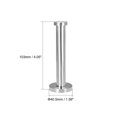 thumbnail image 2 of Unique Bargains 2Pcs Wall Mounted Hook Robe Hooks Single Towel Hanger With Screws, Stainless Steel, (3.82Inch, Silver), 2 of 4