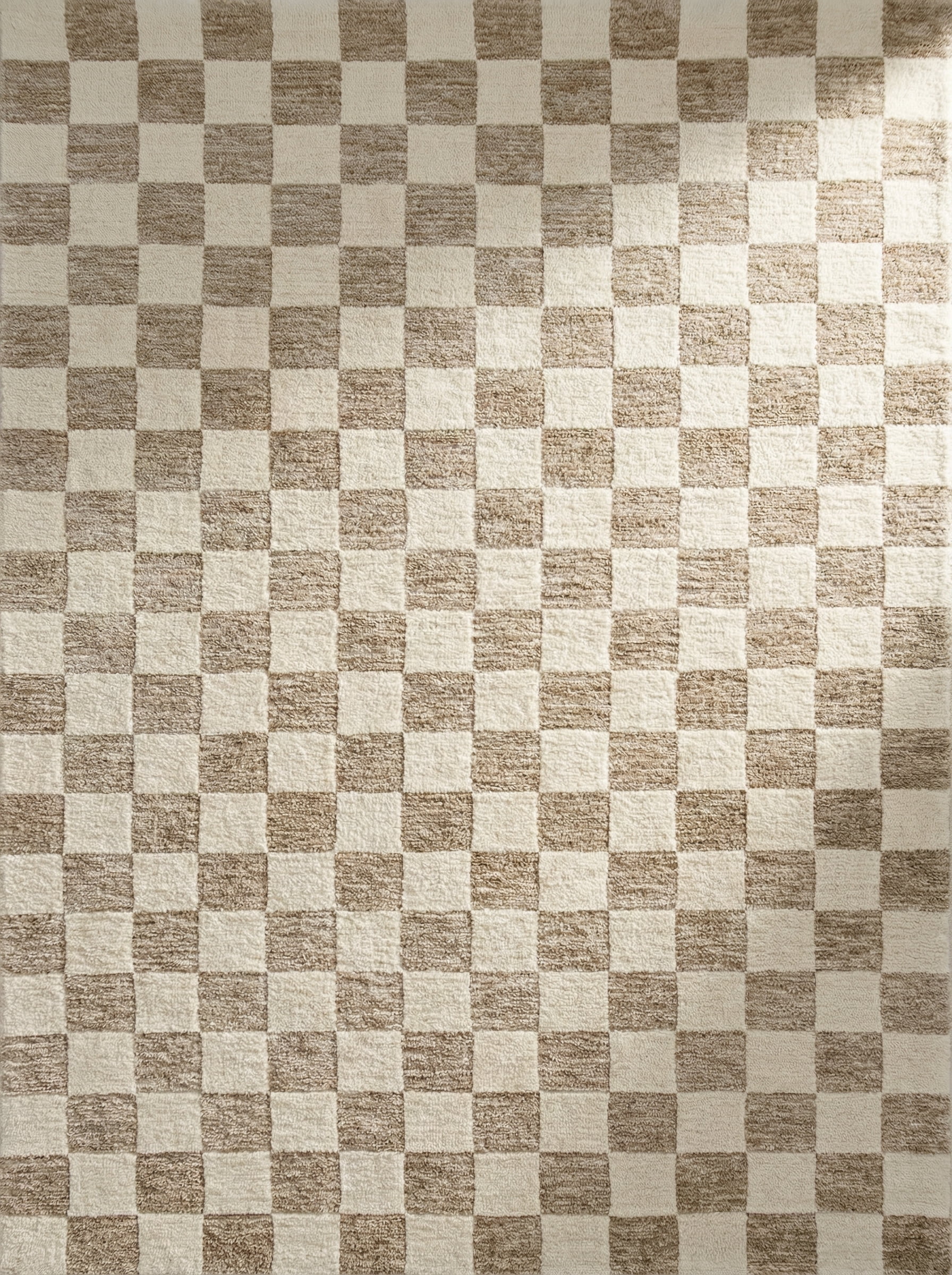 Rug Branch Tapis d'intérieur touffeté à la main moderne à carreaux Maya