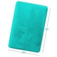 thumbnail image 3 of 1 Large Clara Clark Bath Mat Bathroom Rug - Absorbent Memory Foam Bath Rugs - Non-Slip, Thick, Cozy Velvet Feel Microfiber Bathrug, Plush Shower, Toilet- Floor Bathmats Carpet - Teal - 20"x32", 3 of 6