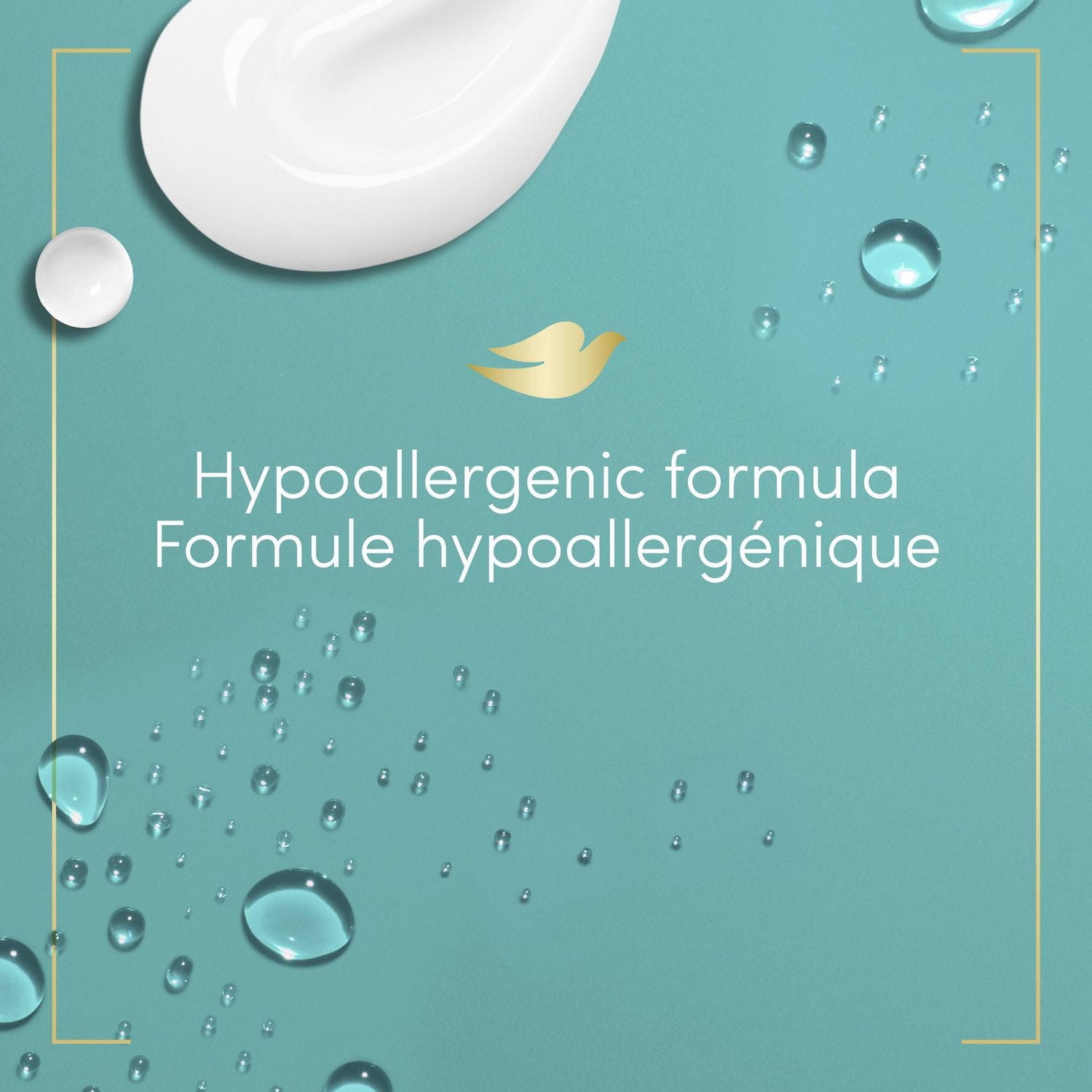 Dove Nettoyant Corporel Hypoallergénique Peau Sensible Hydratant, 905 ml