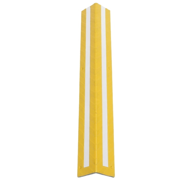 Garde d'Angle de Mur de Garage de 80 cm de Long, Caoutchouc, Résistant à la Compression, Réfléchissant, Véhicule, Installation Facile
