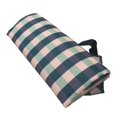 thumbnail image 4 of veasfak Lounge Chair Lunch Break Folding Wicker Chair Sponge Pillow Green Grid, 4 of 9