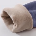 thumbnail image 5 of Manteau d'Hiver pour Garçons Uni à Col Montant Mi-Haut en Tricot Épais en Molleton Chaud, 5 of 5