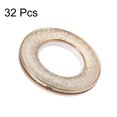 thumbnail image 3 of Unique Bargains 42mm Curtain Grommets Eyelets Roman Rings Home Decor Window Rose Gold 32pcs, 3 of 6