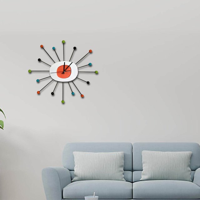 kurtrusly Round Wall Clock Non Ticking Bathroom Decorative Hanging Clocks Decorative Kitchen Diner Clocks