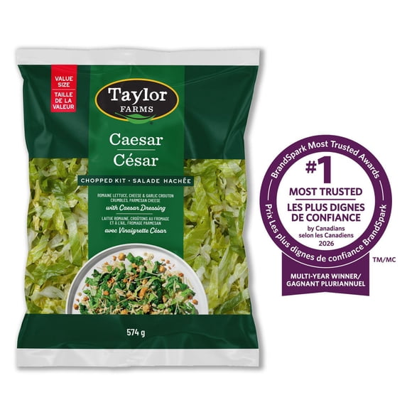 Salade Hachée César – taille de la valeur 574 g