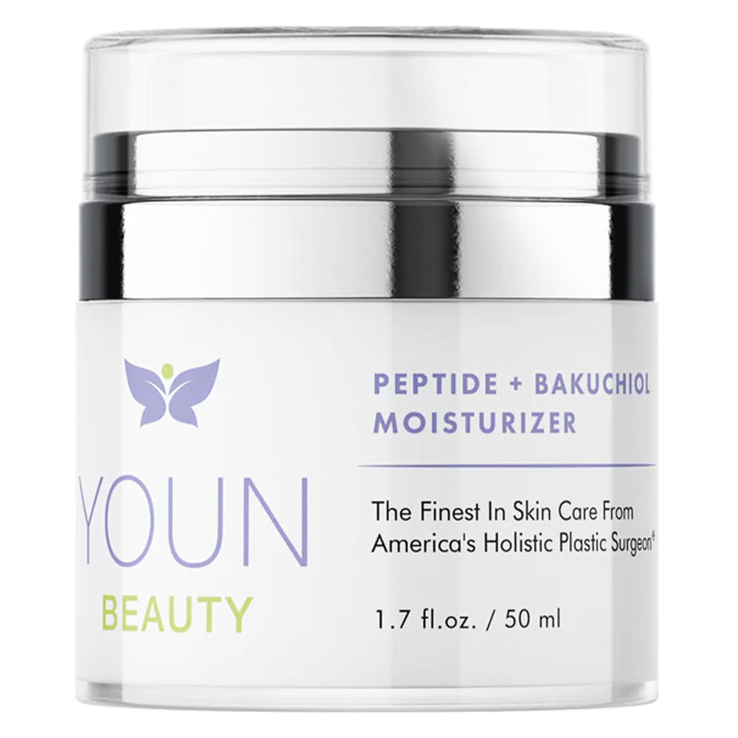 YOUN Beauty Peptide + Bakuchiol Moisturizer by Holistic Dr. Anthony Youn &acirc; Paraben-Free Retinol-Alternative Face Moisturizer to Support Collagen Production, S