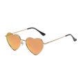 thumbnail image 1 of maskred PVC Heart-Shaped Glasses Non-Slide Silicone Nose Pads And Mulitple Colours For Chic Look Gold Metal red reflective 3Set, 1 of 6