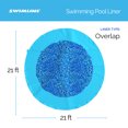 thumbnail image 2 of Swirl Bottom Round Overlap Pool Liner 48/52-in Deep, 2 of 7