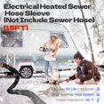 thumbnail image 4 of REHOSEUP15FT Electrical Heated Sleeve of Rv Sewer Hose, Not Including Black Rv Sewer Hose, Heated Sleeve for Sewer Hose for Rv/Camper/Rv Accessories in Winter, 4 of 4