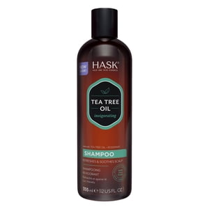HASK® Tea Huile d'arbre & Shampooing revigorant de romarin