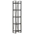 thumbnail image 5 of vidaXL 5-Tier Bookcase Black 40x30x180 cm Solid Mango Wood, 5 of 5