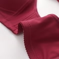thumbnail image 4 of Fall/Winter Savings! Srobpty Womens Wireless Push Up Bras , Woman's Embroidered Glossy Comfortable Breathable Bra Underwear No Rims, 4 of 4