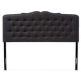 thumbnail image 3 of Baxton Studio Lucy Fabric Tufted Queen Headboard in Dark Gray, 3 of 5