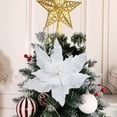 thumbnail image 4 of indoor christmas tree 1Pcs Christmas Tree Decoration Simulation Flower - Cloth Material Simulation Flower - Wedding/Party/Hall Scene Decoration - Holiday Gift outside christmas decorations, 4 of 6