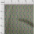 thumbnail image 1 of oneOone Polyester Lycra Fabric Leaves & Floral Block Print Sewing Fabric BTY 56 Inch Wide, 1 of 5