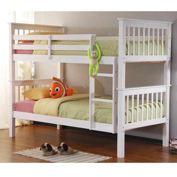 Mission Twin over Twin Bunk Bed with Trundle
