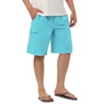 thumbnail image 4 of INSPIRE CHIC Men's Solid Board Shorts Quick Dry Swim Trunks with Elastic Waist & Drawstring 34 Light Blue, 4 of 7
