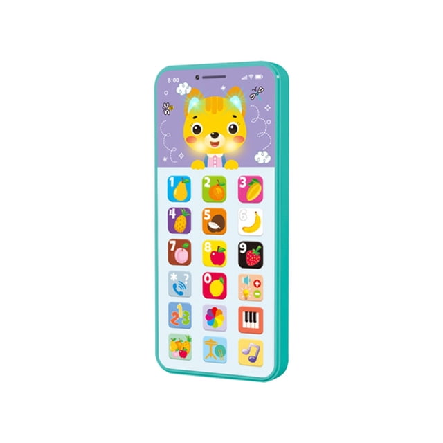 Clearance! JMYHOAM Smart Phone Toy Play Cell Phone Recharable Mobile Cellphone With LED Educational Machine For Baby Kids Birthday Gifts