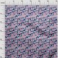 thumbnail image 2 of oneOone Viscose Chiffon Fabric Triangle Geometric Printed Fabric 1 Yard 42 Inch Wide, 2 of 5