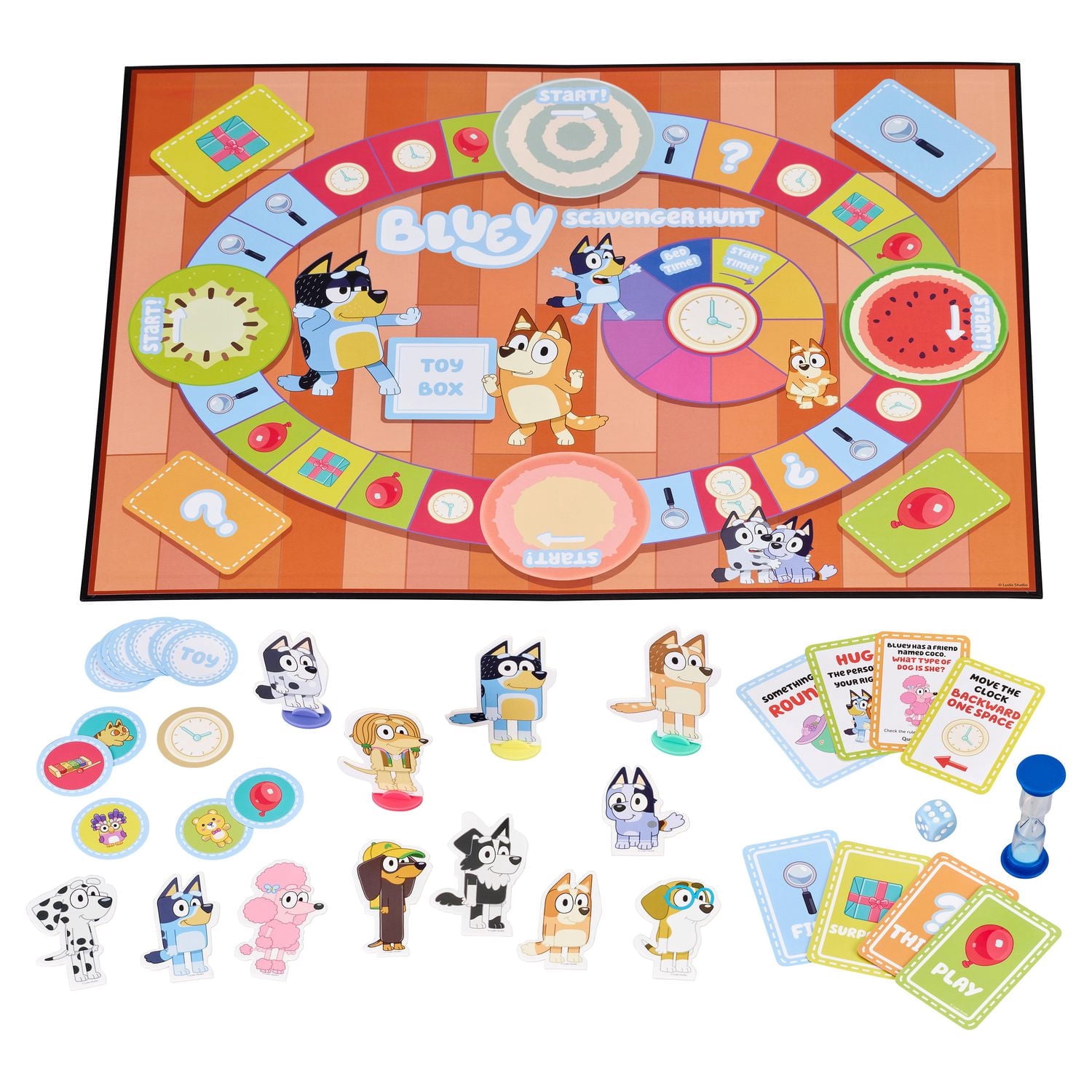 JEU DE CHASSE AU TRÉSOR BLUEY