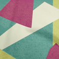 thumbnail image 1 of oneOone Cotton Cambric Teal Green Fabric Geometric Abstract Random Shapes Sewing Craft Projects Fabric Prints By Yard 42 Inch Wide, 1 of 4