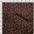 thumbnail image 3 of oneOone Polyester Lycra Fabric Leaves & Floral Artistic Printed Craft Fabric BTY 56 Inch Wide, 3 of 4
