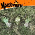 thumbnail image 2 of Ensemble d'Ornements de Griffes Squelette Trois Pièces et Décorations Halloween Décor à la Maison, 2 of 3