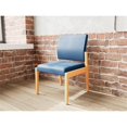 thumbnail image 2 of Pemberly Row Chaise d'Appoint Sans Accoudoirs pour Réception, Cadre en Bois, Bleu, 2 of 5
