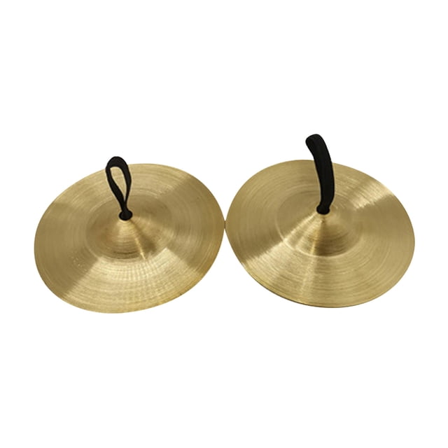 Copper Percussion Set for Music Teaching and Early Education Enlightenment with Stage Grade Brass Material and Three Scale Adjustment 2PCS