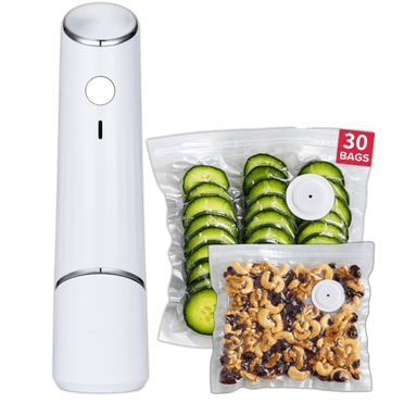 1SET Compact Vacuum Sealer for Food Powerful Handheld Vacuum Sealer Machine, Seal Meal Saver,Portable Food Sealer
