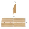 thumbnail image 2 of Nexera Queen Size Panoramic Headboard, 2 of 5