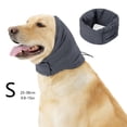thumbnail image 1 of XYAIYT Dog Anxiety Relief Hood with Noise Reduction Adjustable Winter Calming Jacket for Small/Large Pets S/M/L Sizes(Gray,Small), 1 of 7