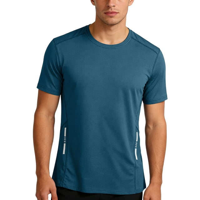 cfhntfmh Mesh Workout Shirts for Men Athletic Training Short Sleeve Tops Lightweight Breathable T-Shirts for Running