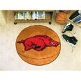 thumbnail image 1 of Fanmats Tapis en Forme de Basket-Ball Arkansas, 1 of 4