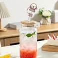 thumbnail image 4 of Binwennn plus plus Tube Neon Colorful Silicone Cartoon Straw Caps And Reusable Drink Covers For Kids, 4 of 4