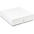 thumbnail image 1 of Syson POS White 13" Automatic Cash Drawer with Removable Coin Tray 4 Bill/ 4 Coin, RJ11 Cable, 2 Keys, Compatible POS Receipt Printer, 1 of 1