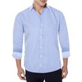 thumbnail image 1 of XDZJLR Chemise Homme Décontractée Business Couleur Unie Col à Revers Manches Longues, 1 of 3