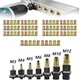 thumbnail image 1 of Rivet Nut Tool Kit, M3-M12 Metric Carbon Steel Mandrels and Rivet Nuts Set, Threaded Insert Kit for Automotive Metal Fabrication DIY Projects, 1 of 5
