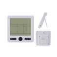 thumbnail image 3 of Wireless Indoor Outdoor Thermometer Digital Temperature Hygrometer With 3pcs Remote Sensors Home ,Easy to Operate, 3 of 5