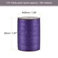 thumbnail image 2 of Unique Bargains Fil Ciré en Polyester Violet Moyen, 175 Verges, 2 of 5